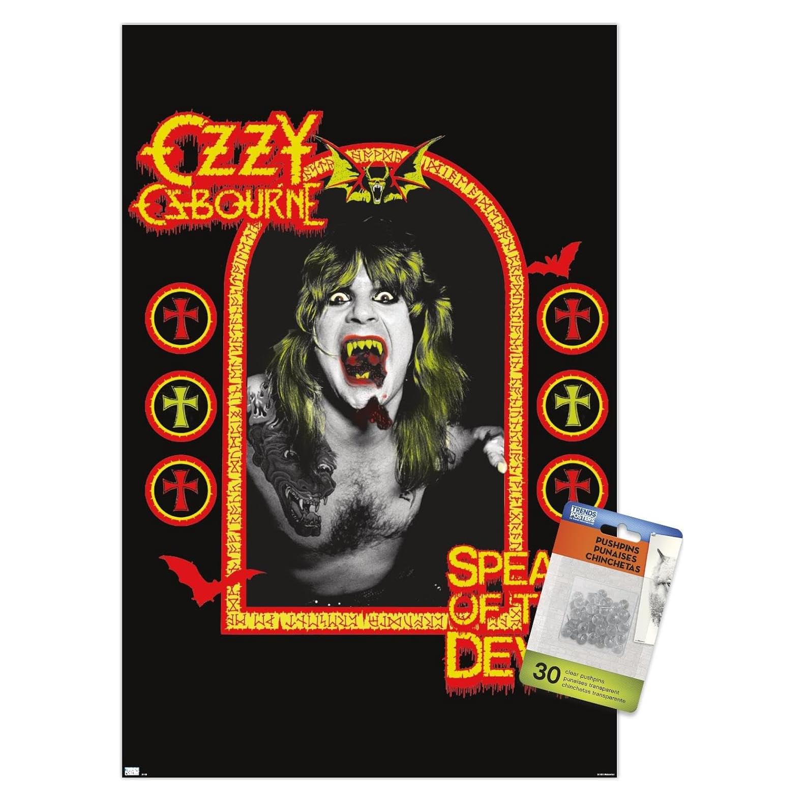 Póster de Pared Ozzy Osbourne - Habla del Diablo 37.4x56.7cm