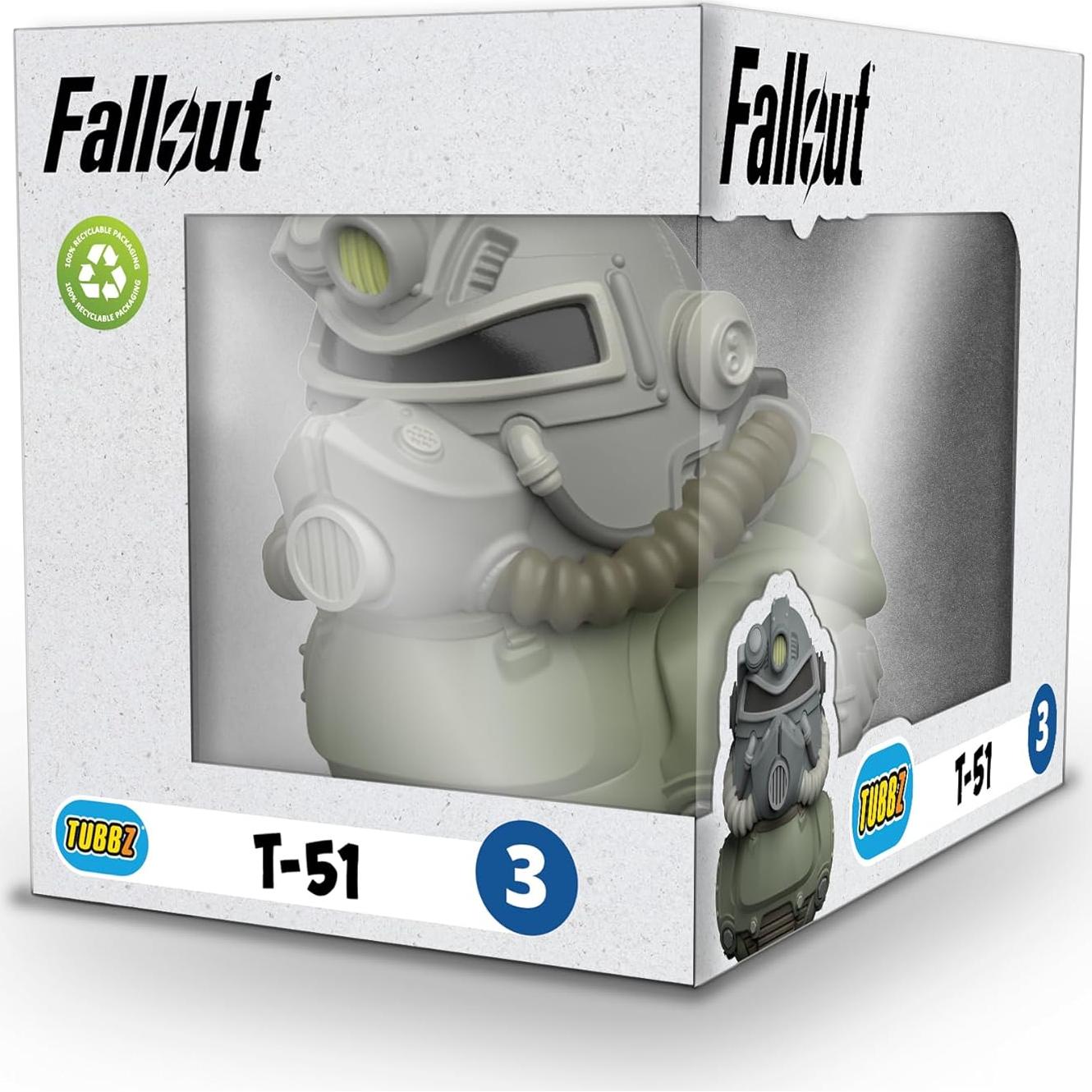 Figura de Pato de Vinilo TUBBZ Edición en Caja T-51 Fallout