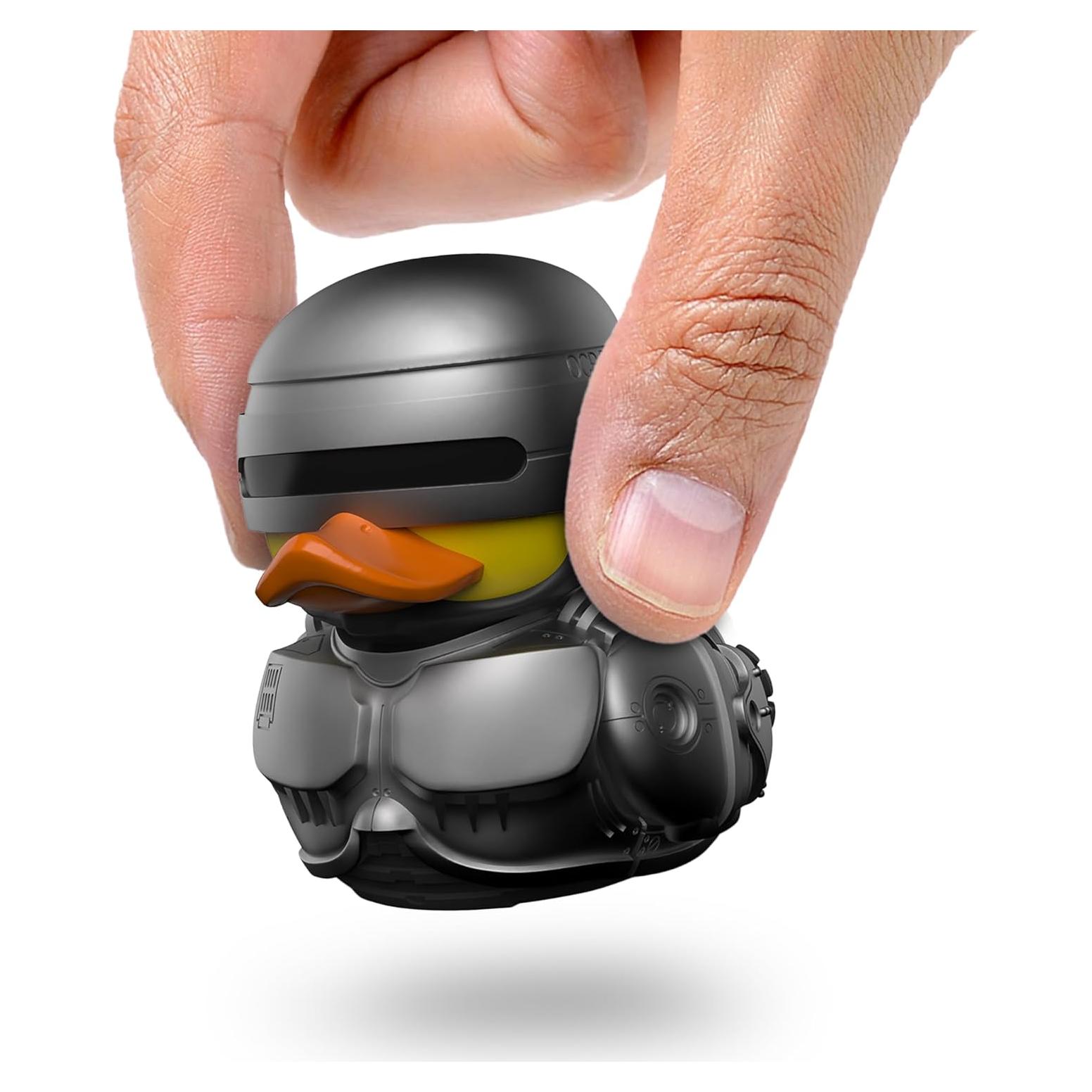 Figura Mini Pato de Goma Cosplay Robocop TUBBZ 5cm