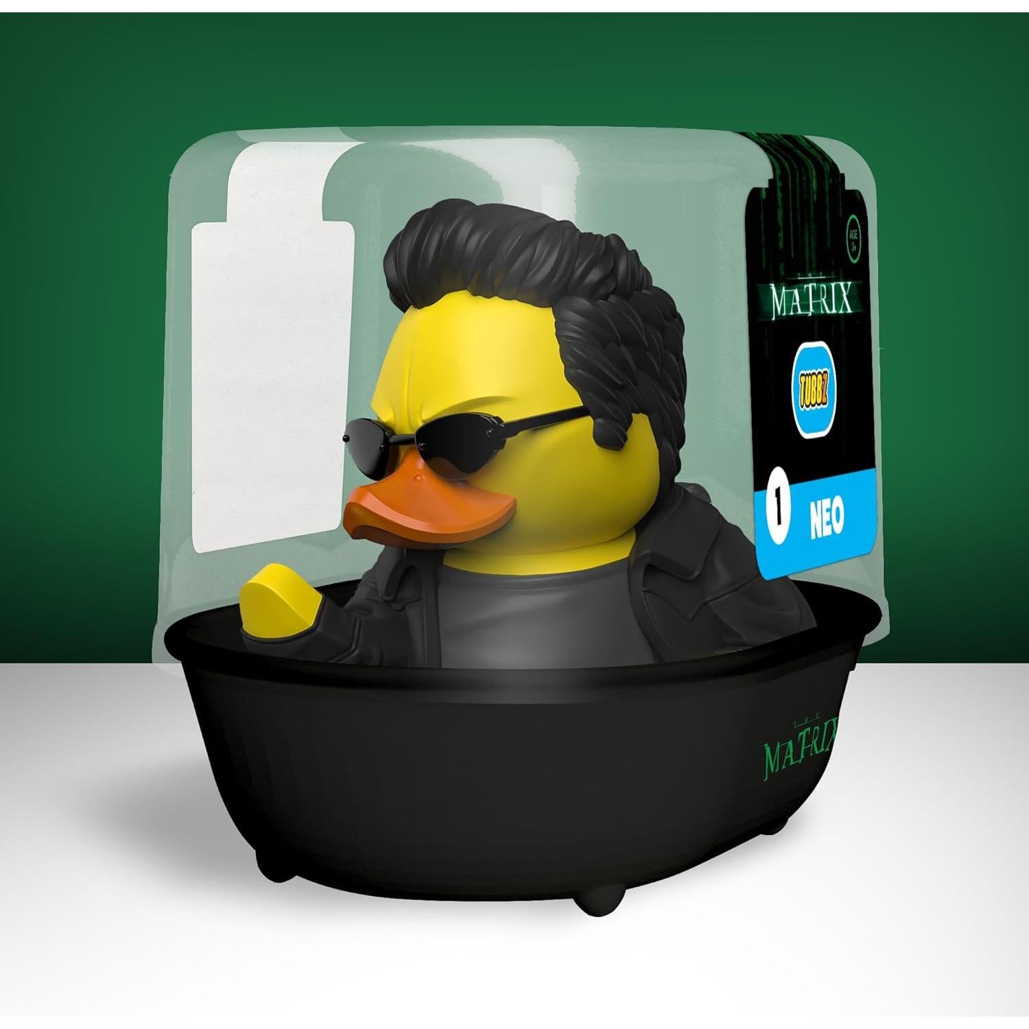 Figura de pato de goma TUBBZ Neo The Matrix 23 cm