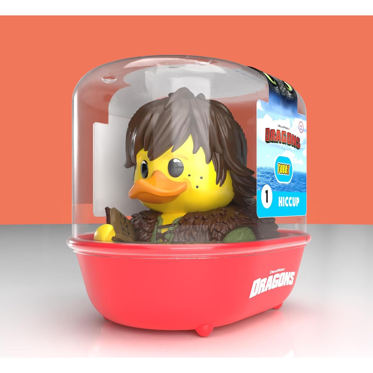 Figura de Pato de Goma Hiccup TUBBZ - Edición Limitada 9 cm