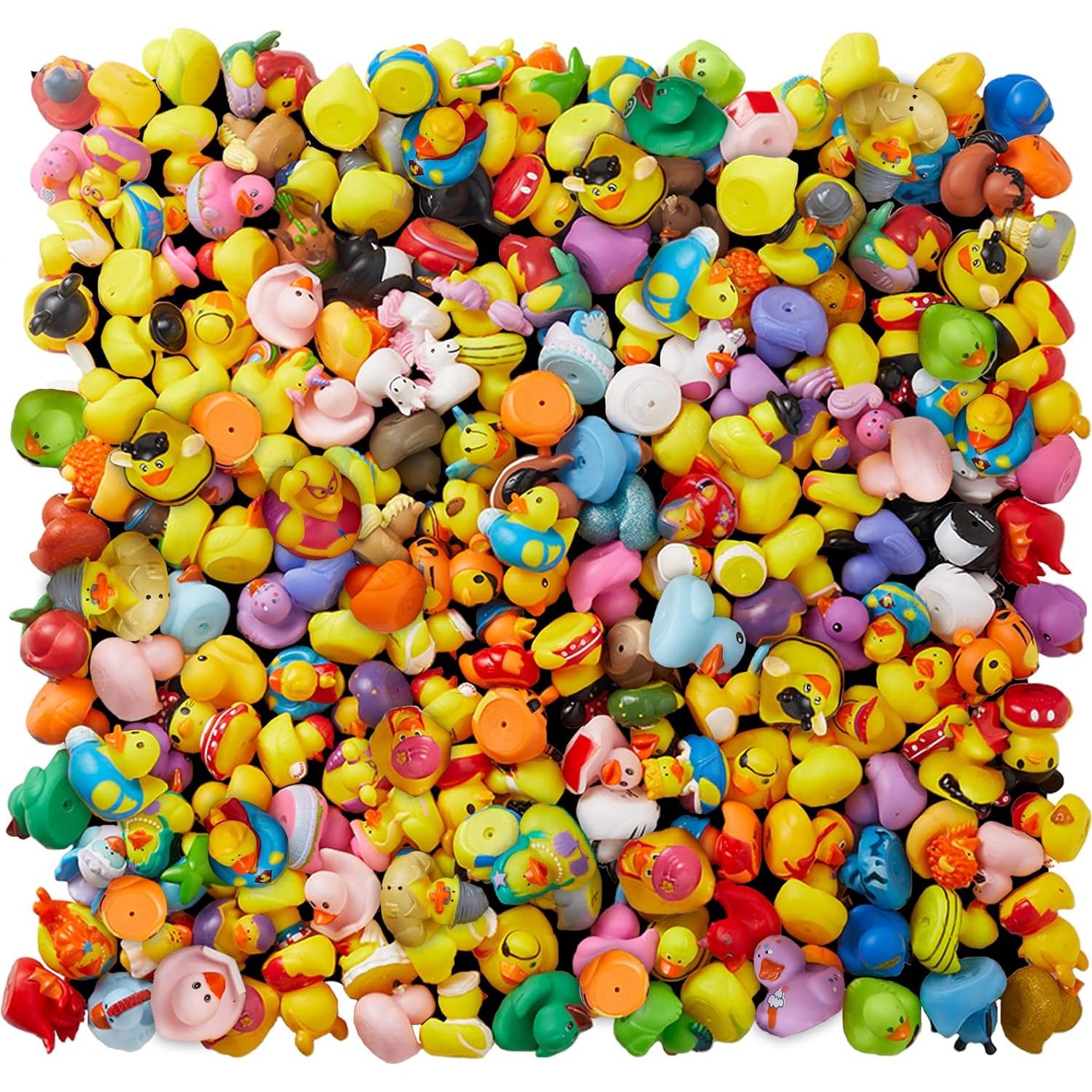 Paquete de 100 Patitos de Goma ValenLyra - Juguetes de Baño