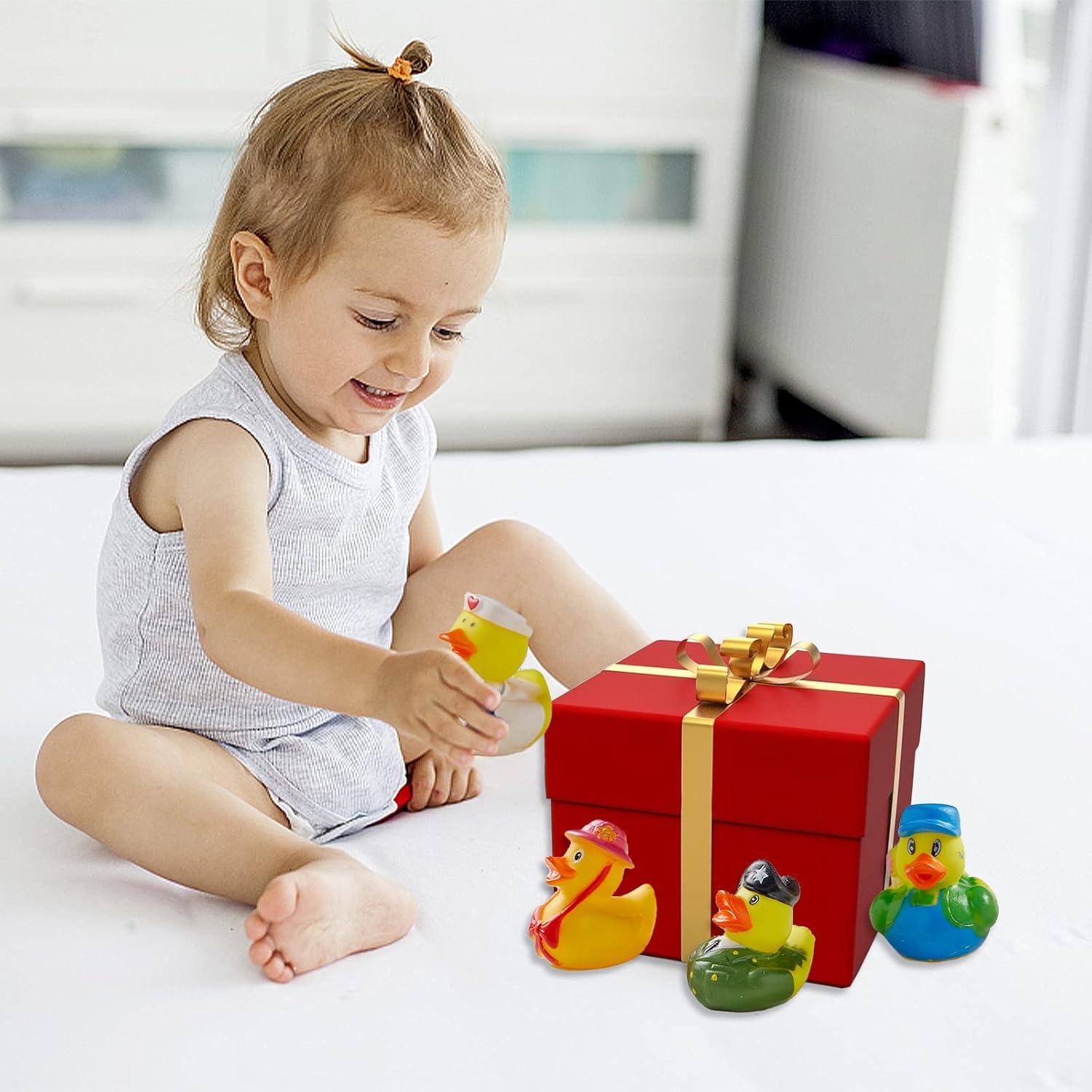 Paquete de 100 Patitos de Goma ValenLyra - Juguetes de Baño