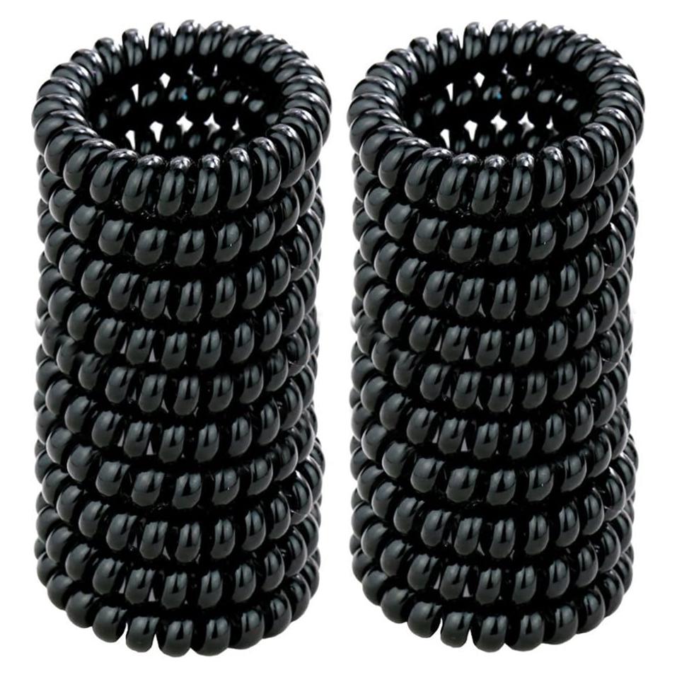 Tiras de Cabello en Espiral 20 Piezas Leenchiry Impermeables