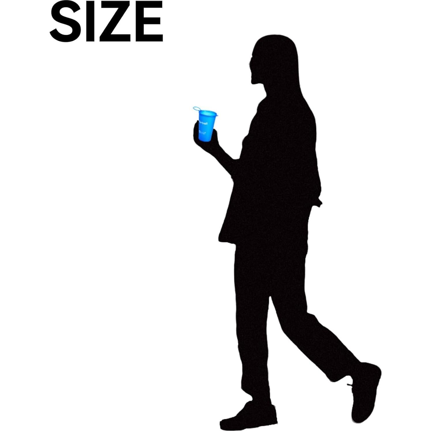 Taza Plegable Burtrail 200ml Ultraligera Libre de BPA - 2 Pzas