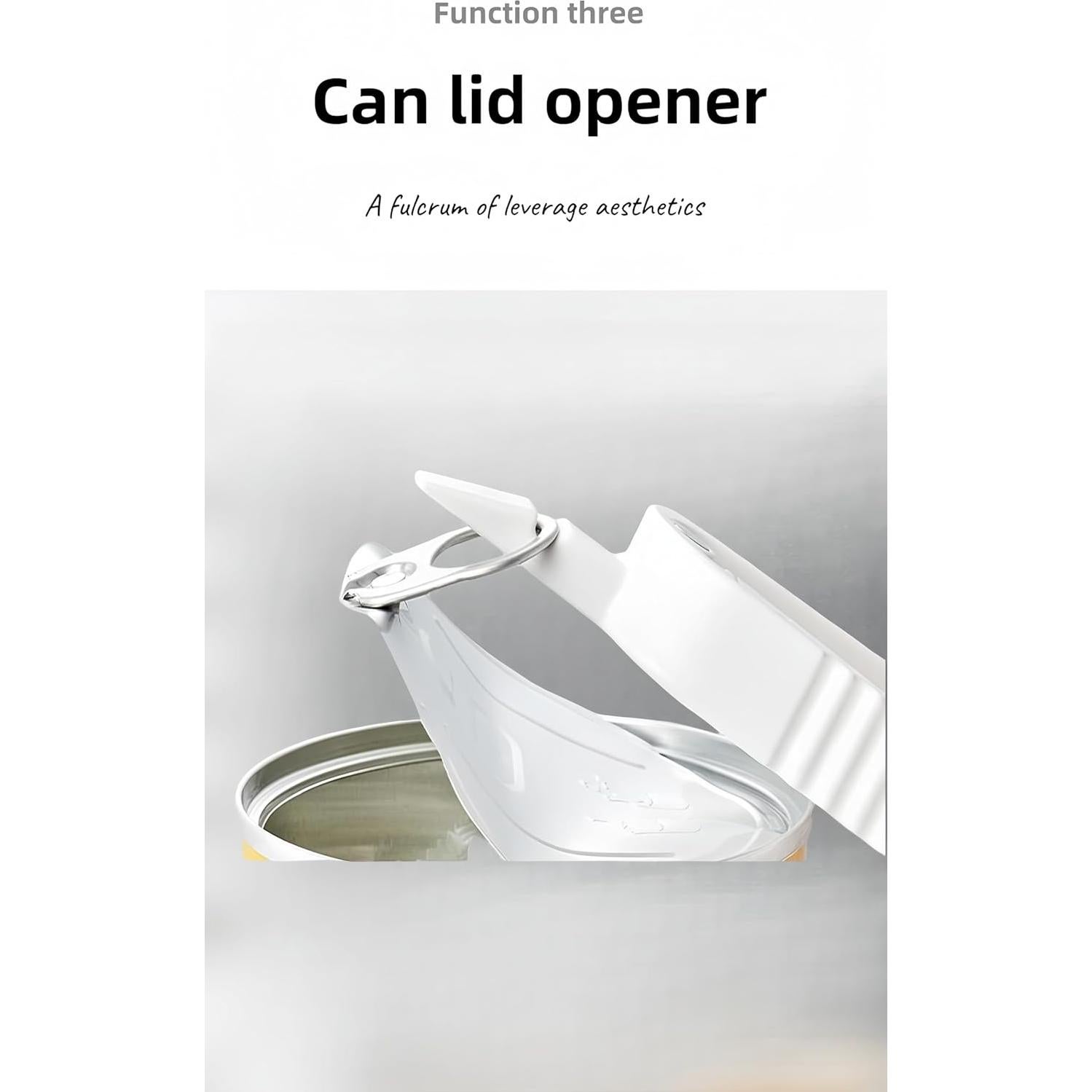 Abrebotellas Multifuncional 5 en 1 OURJIA Naranja 21.5cm