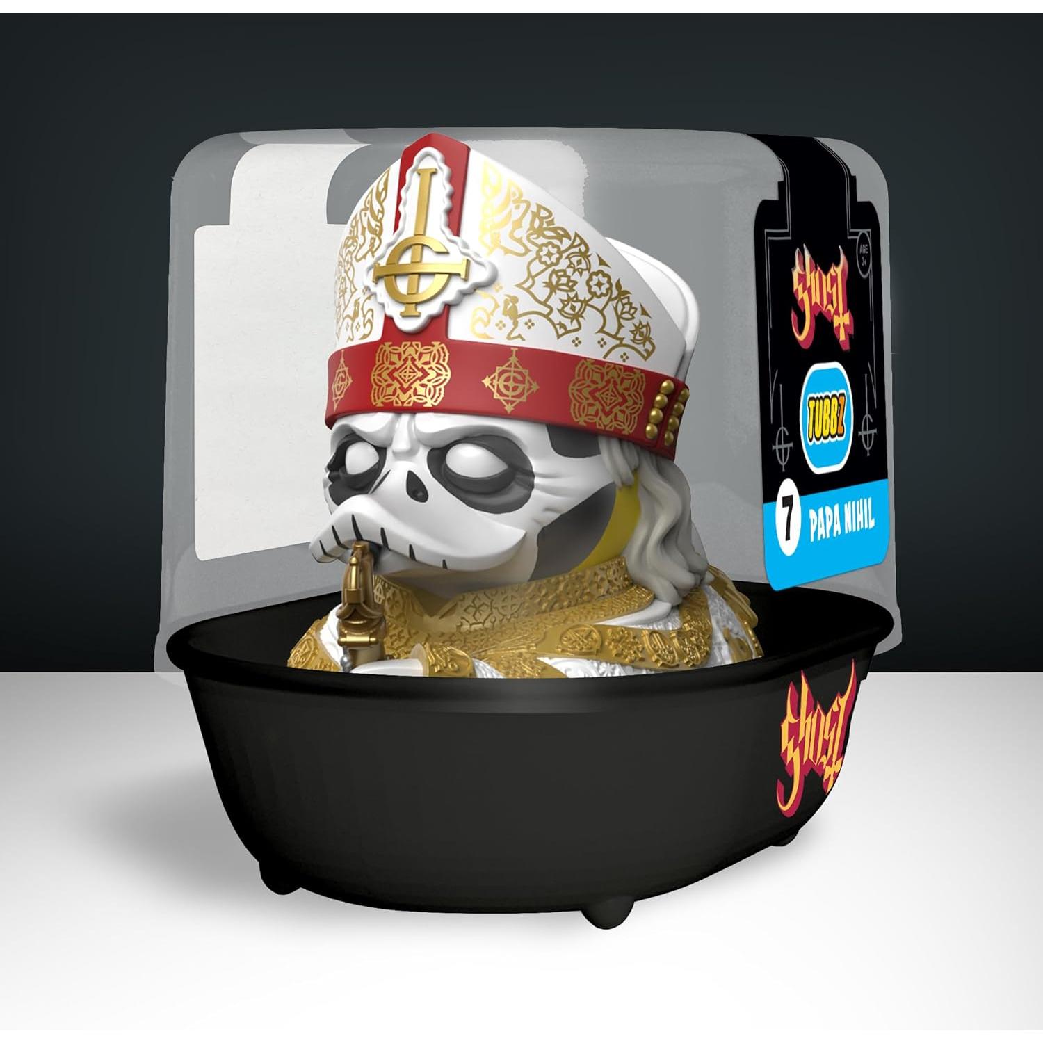 Figura de Pato de Goma TUBBZ Papa Nihil Ghost - Edición Limitada