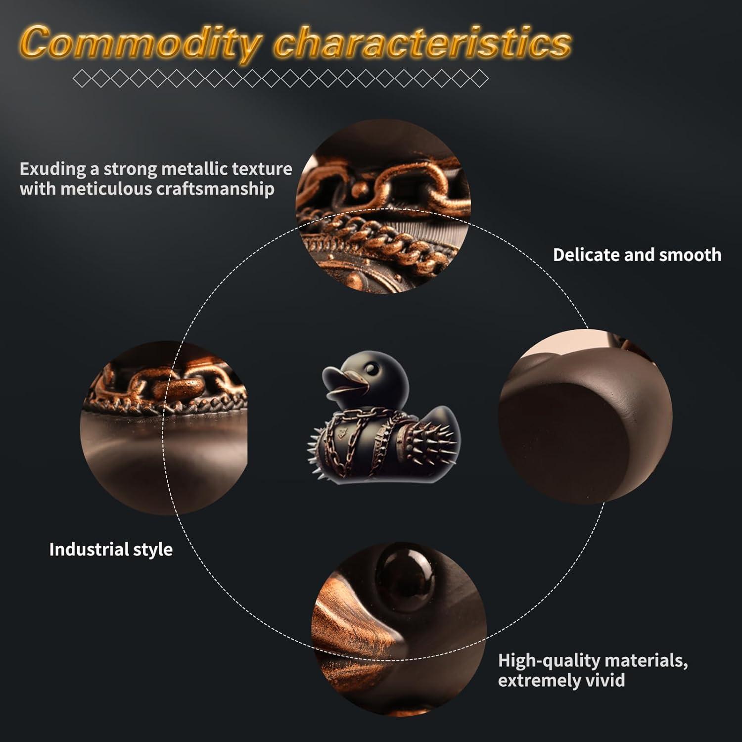 Figura de Pato Satánico de Resina Edenfaux - 7.49x10.01cm