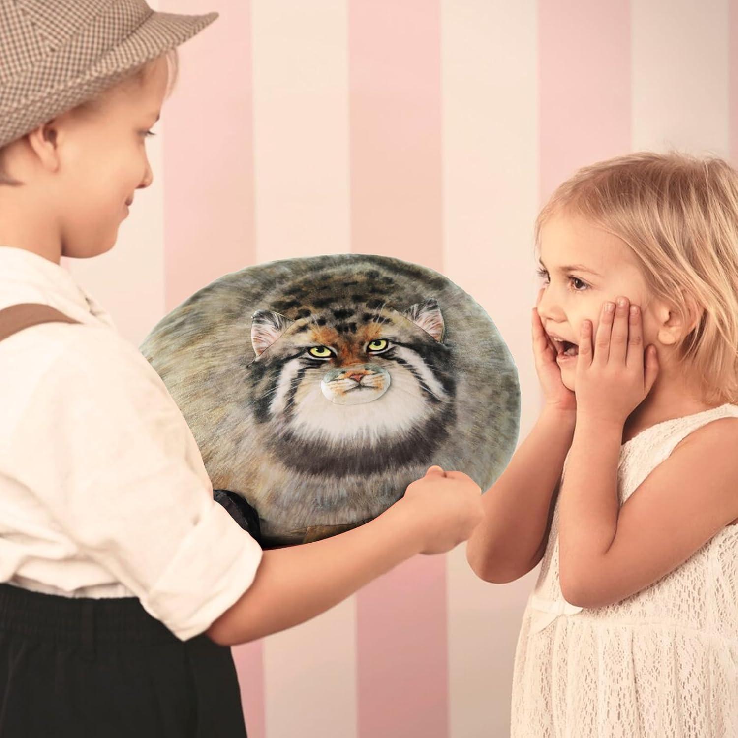 Almohada de felpa Gato Pallas 45.72 cm suave y cómoda