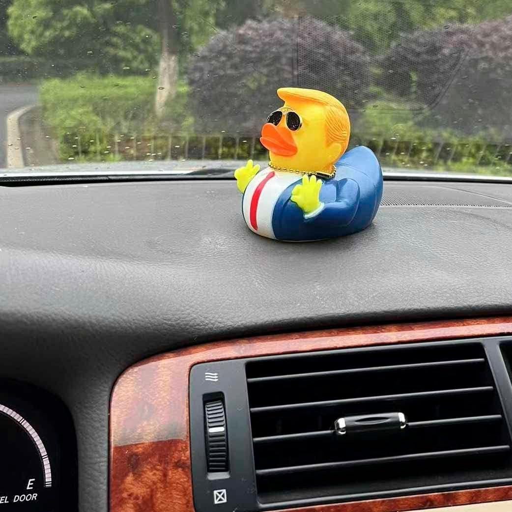 Pato de Goma Decorativo para Tablero de Coche - TAOHUAJIANG