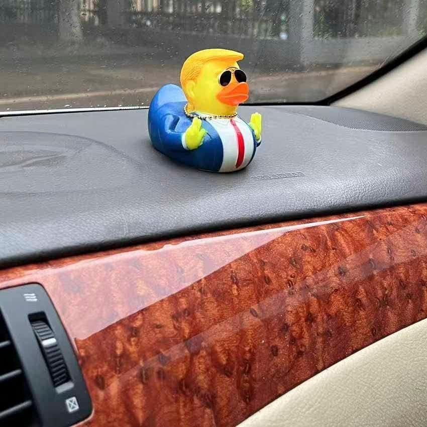 Pato de Goma Decorativo para Tablero de Coche - TAOHUAJIANG