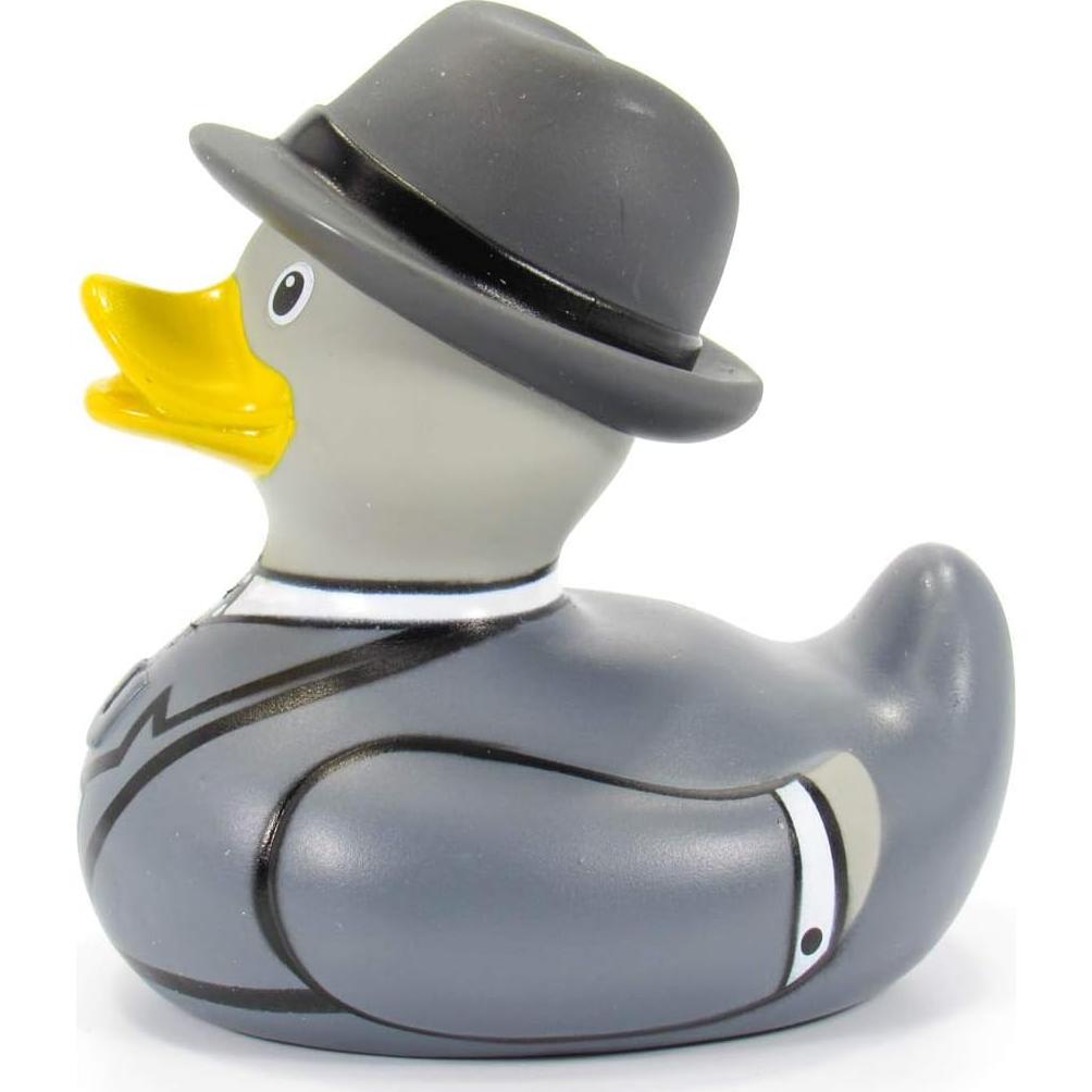 Pato de Goma Paparazzi Bud Ducks - Regalo Elegante 10 cm