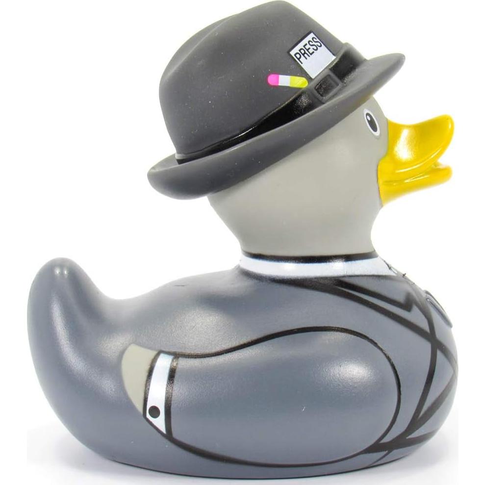 Pato de Goma Paparazzi Bud Ducks - Regalo Elegante 10 cm
