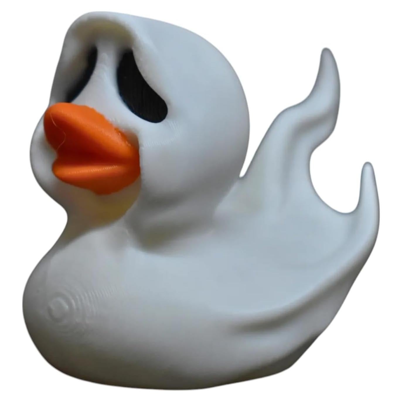 Figurita Pato Fantasma Espeluznante 10cm - Decoración Halloween