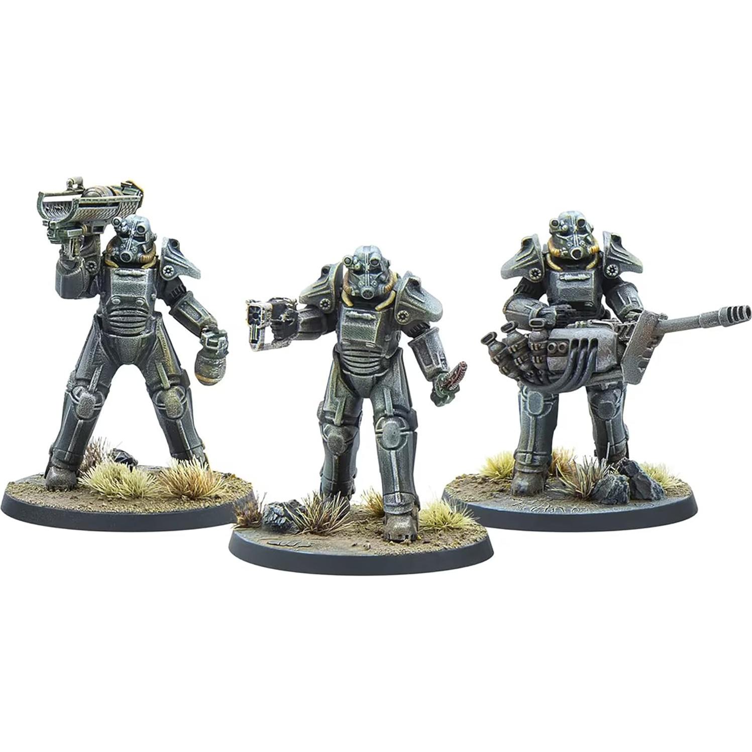 Miniaturas Fallout Wasteland Warfare Modiphius T-45 Armadura Pesada