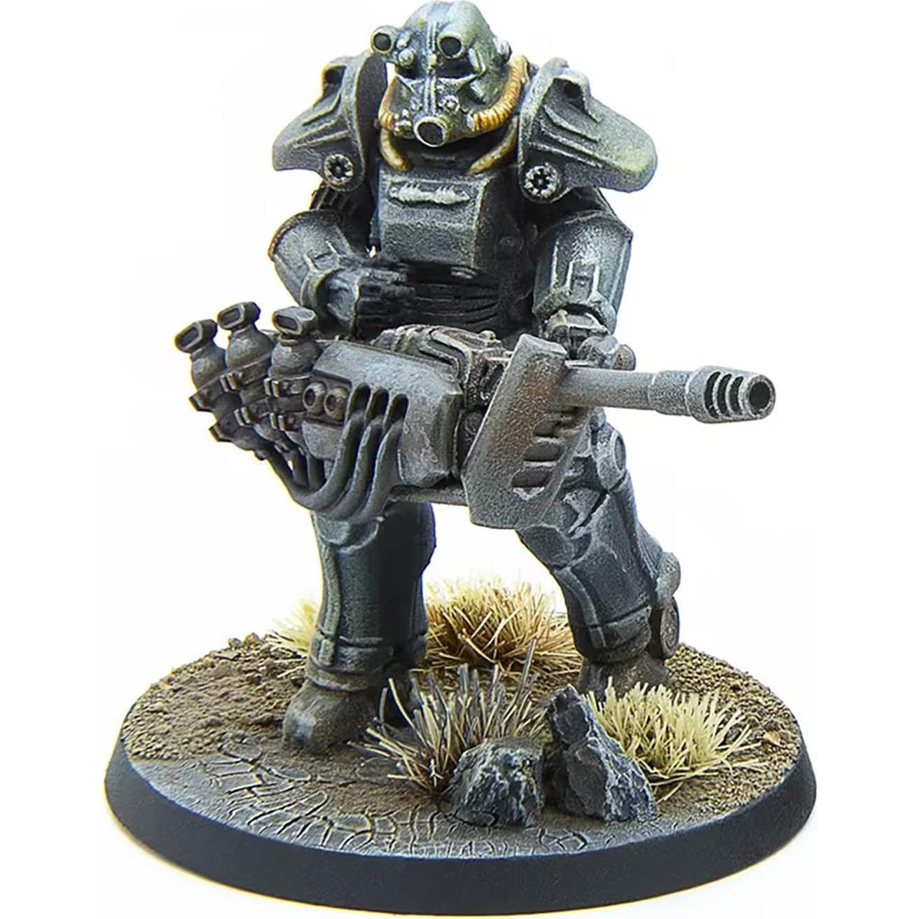 Miniaturas Fallout Wasteland Warfare Modiphius T-45 Armadura Pesada