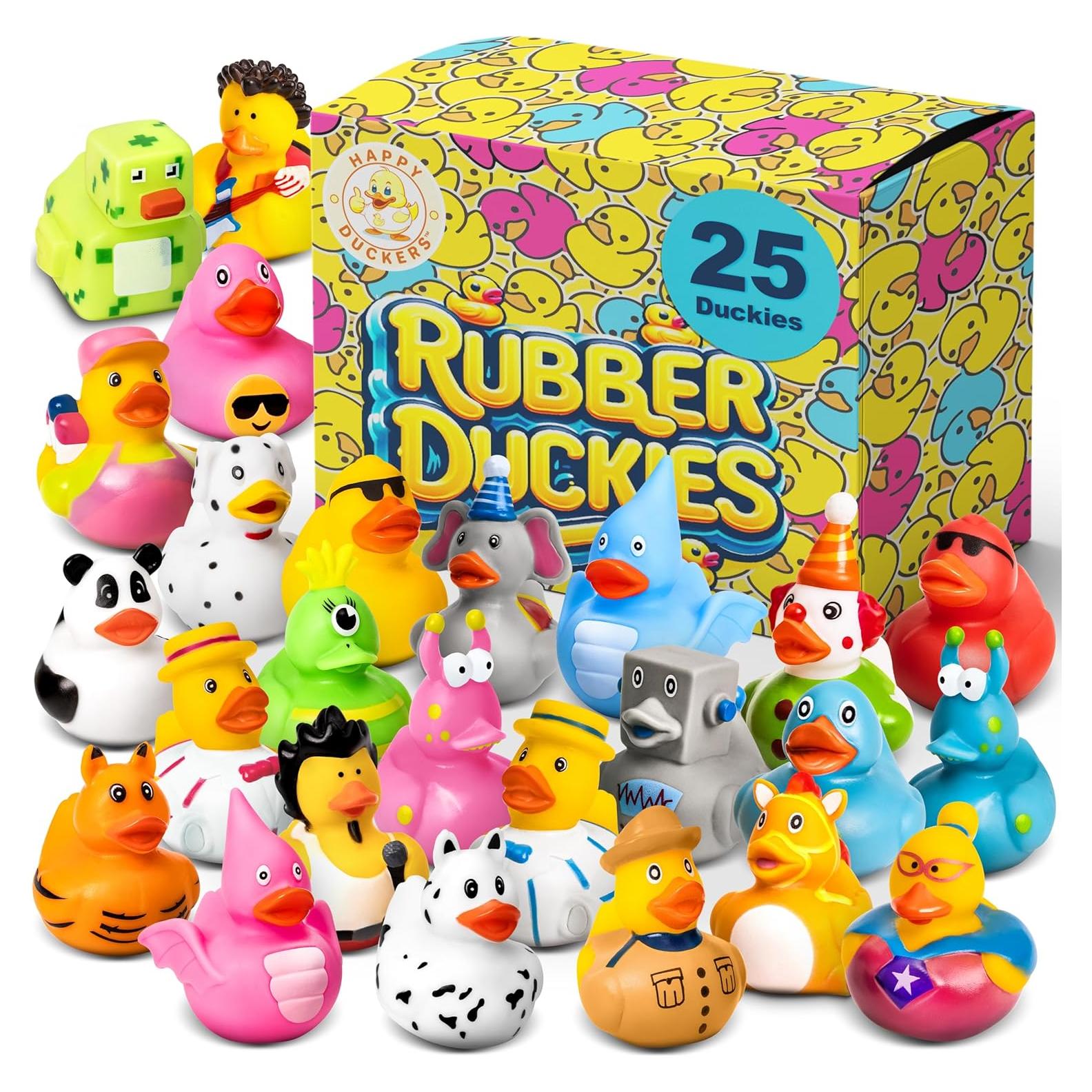 Patitos de Goma - Patitos Felices - Paquete de 25 Piezas