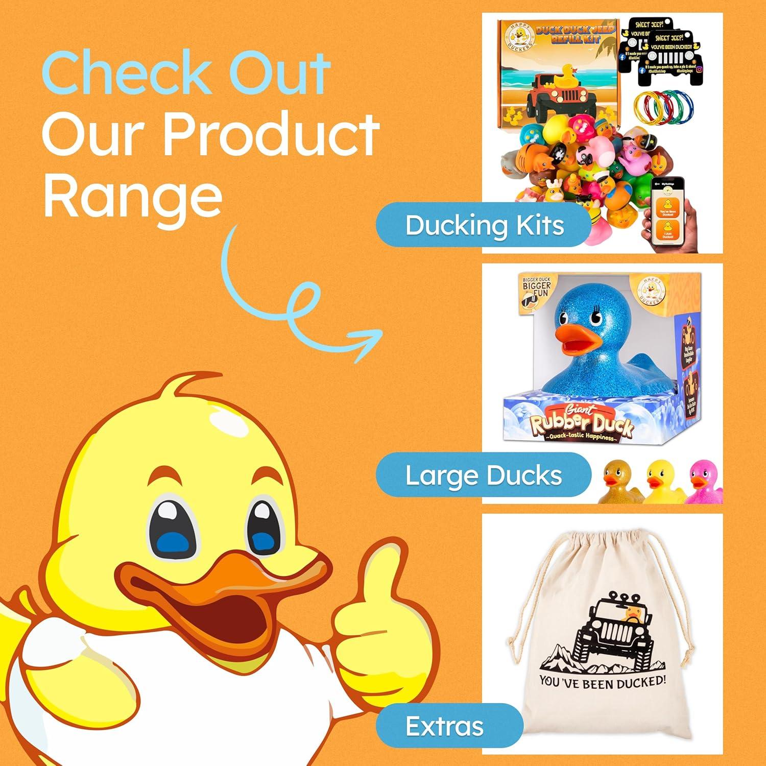 Patitos de Goma - Patitos Felices - Paquete de 25 Piezas