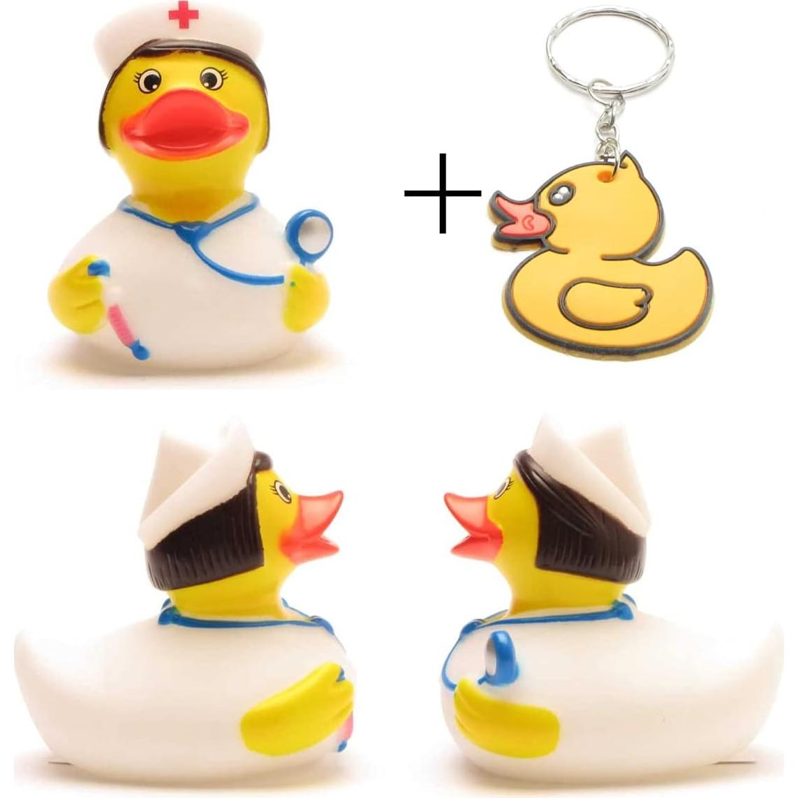 Pato de Goma Enfermera Duckshop 7.49cm Coleccionable