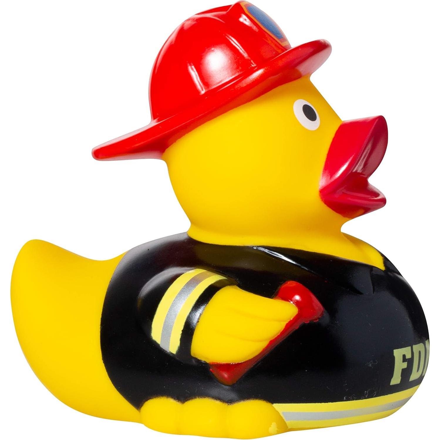 Patito de goma amarillo Artisan Owl FDNY 10.16 cm licencia oficial