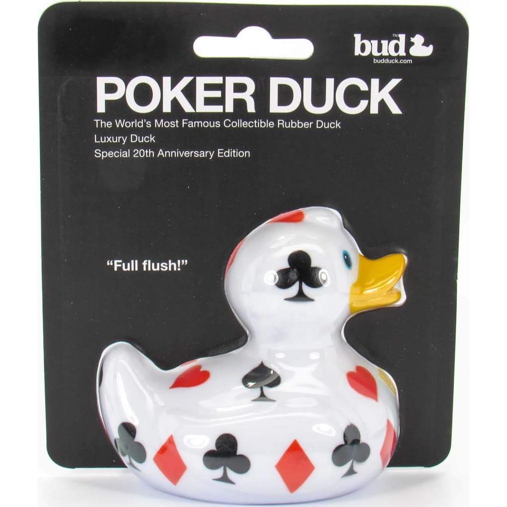 Juguete de baño pato de goma Bud Duck 10 cm coleccionable