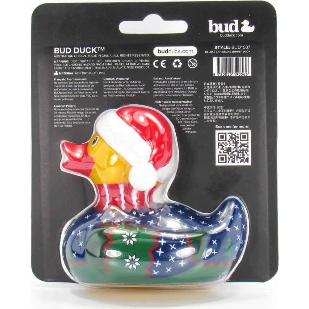 Patito de Baño Coleccionable Bud Duck - 10.16 cm - Seguro para Niños