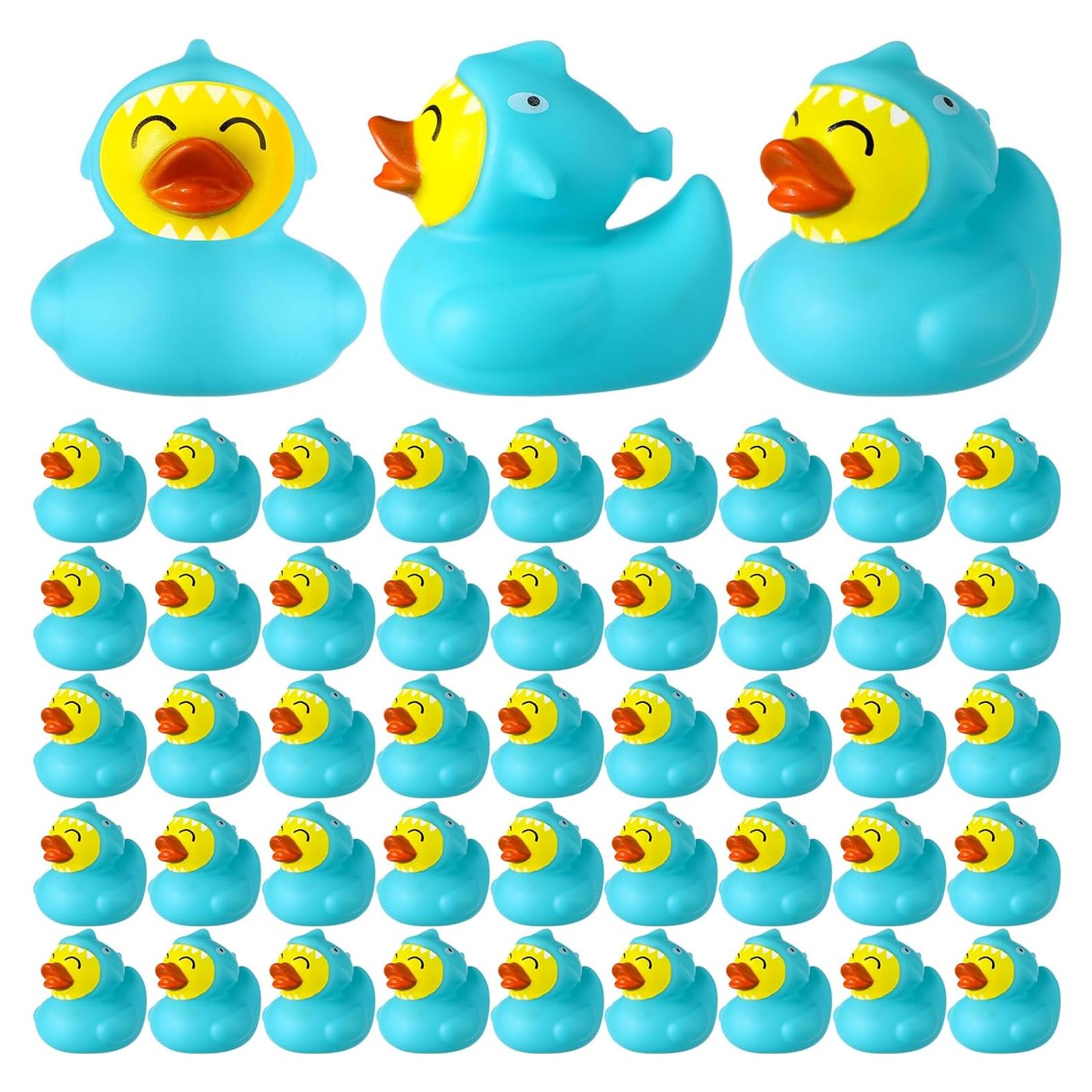 Patitos de Goma Flotantes PullCrease - Tiburón Azul (24 Pzs)