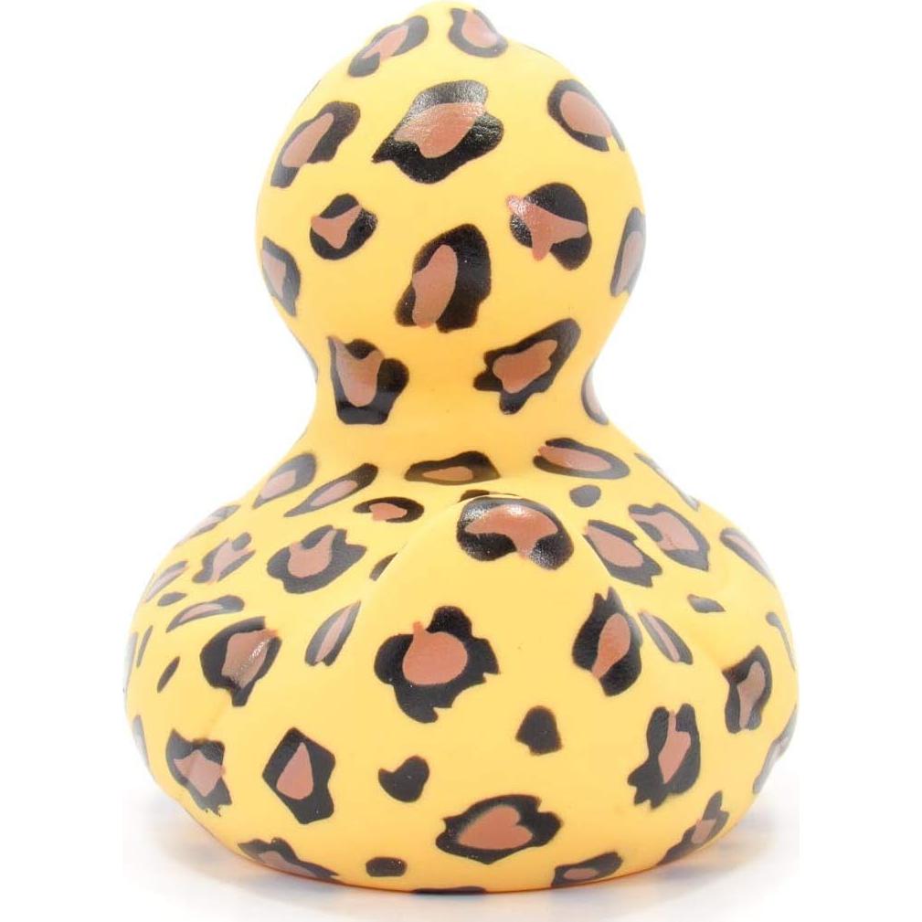 Juguete de baño pato de goma Bud Ducks leopardo 10 cm