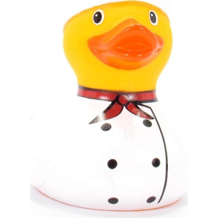 Juguete de baño pato chef Bud Ducks - Coleccionable 10 cm