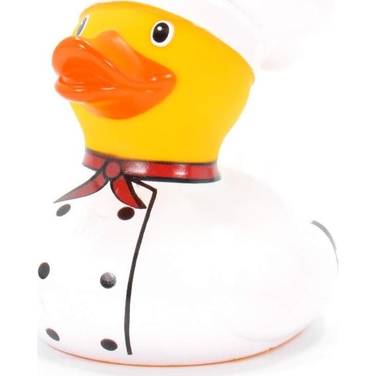 Juguete de baño pato chef Bud Ducks - Coleccionable 10 cm