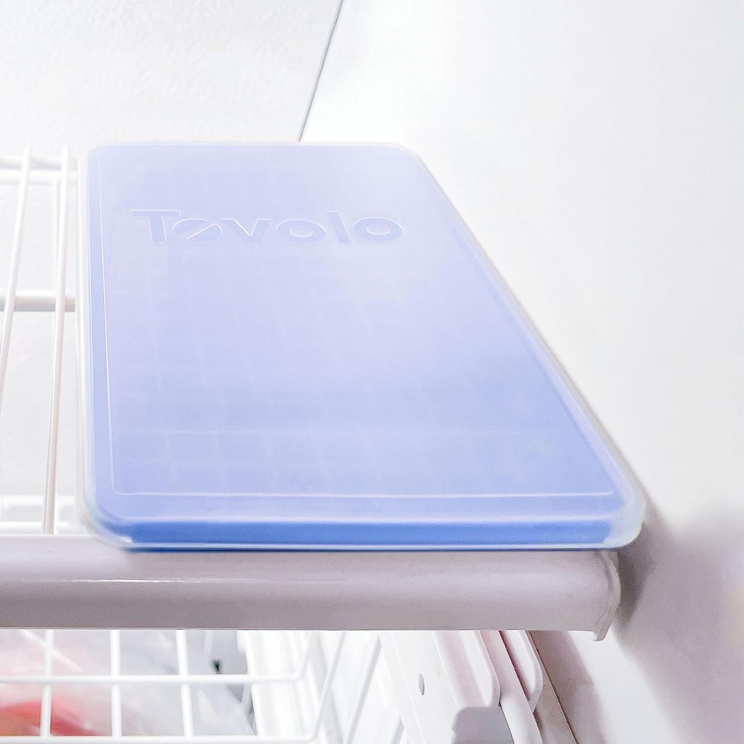 Bandeja de Hielo Mini Tovolo Azul Estratosférico - Silicona BPA-Free (Paquete de 2)