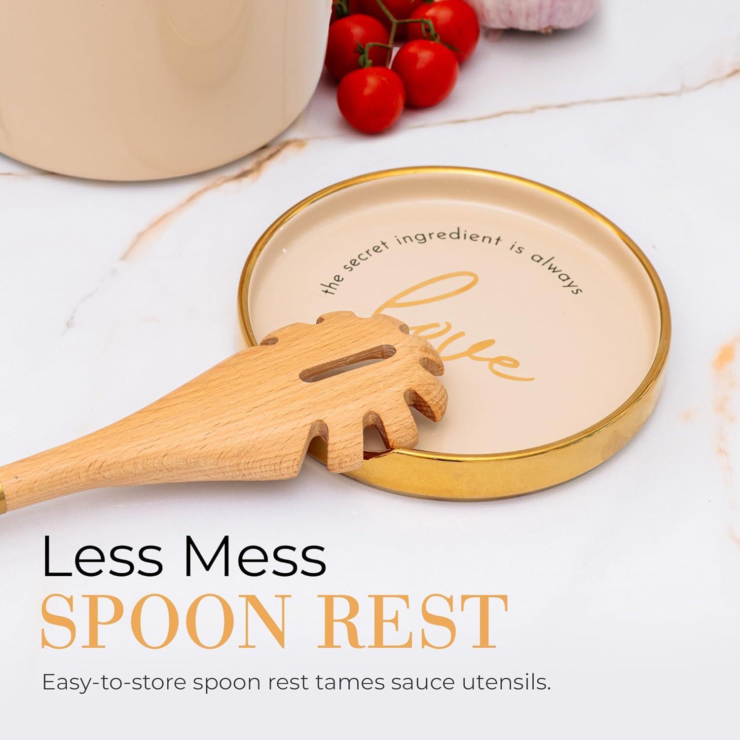 Soporte de Utensilios de Cocina Styled Settings Beige 2.25 kg