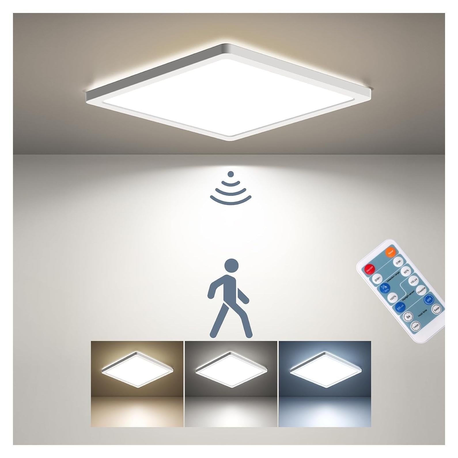 Luz de Techo LED Dimmable BLNAN 18W 1800LM con Sensor Radar