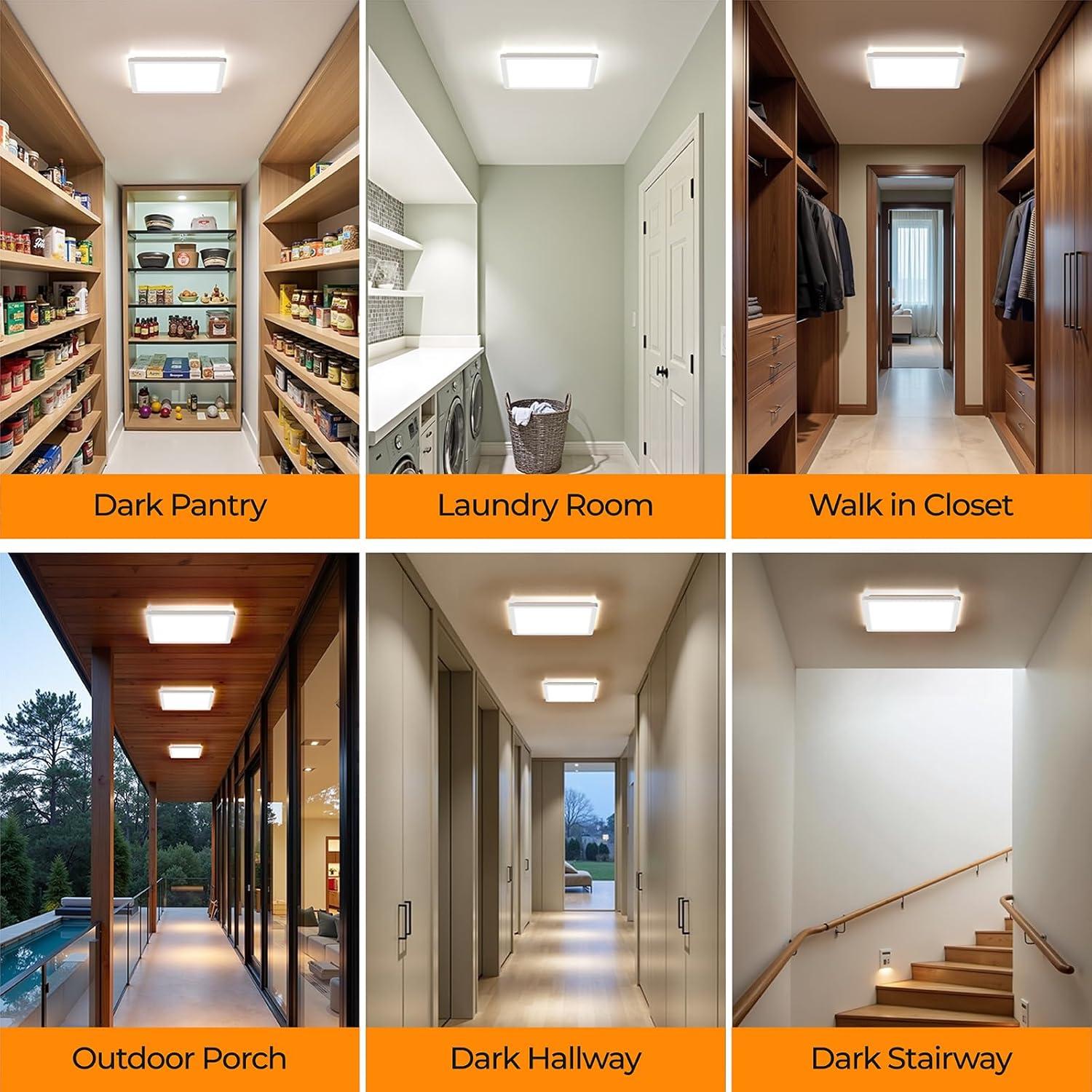 Luz de Techo LED Dimmable BLNAN 18W 1800LM con Sensor Radar