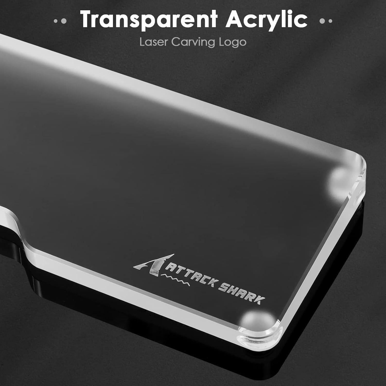 Reposap muñecas ergonómico ATTACK SHARK acrílico 38.86 cm