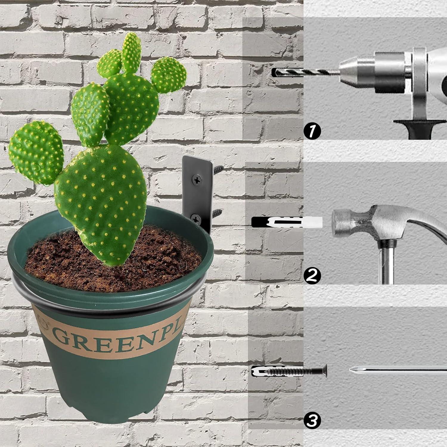 Paquete de 2 anillos colgantes Jiozermi 10.16 cm negro mate 18 kg