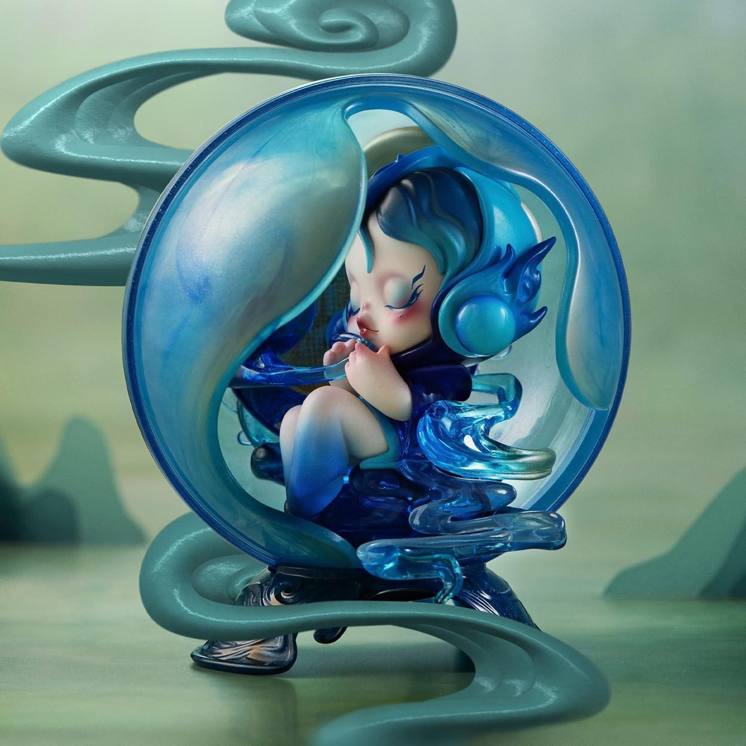 Figuras coleccionables Pop Mart Skullpanda The Mirage 11.4 cm