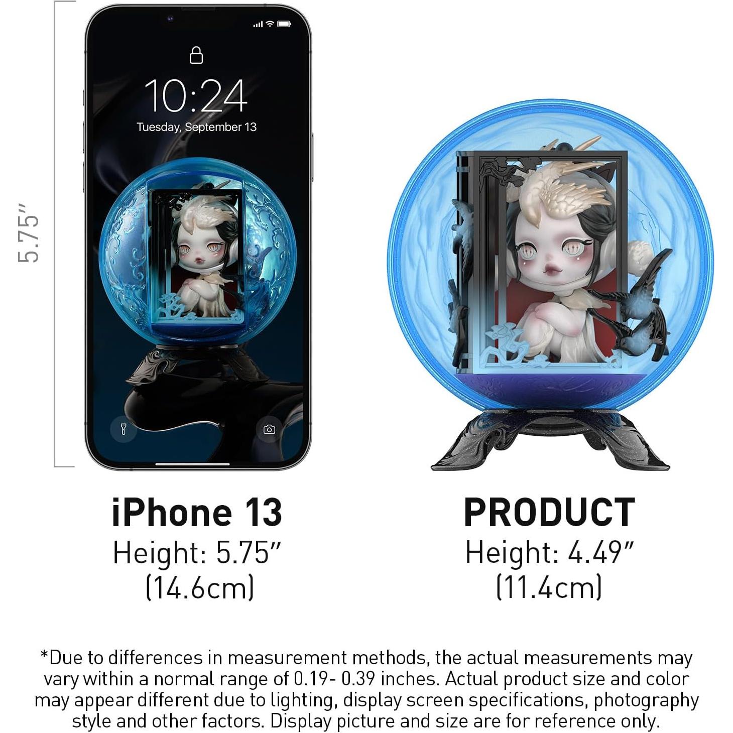 Figuras coleccionables Pop Mart Skullpanda The Mirage 11.4 cm