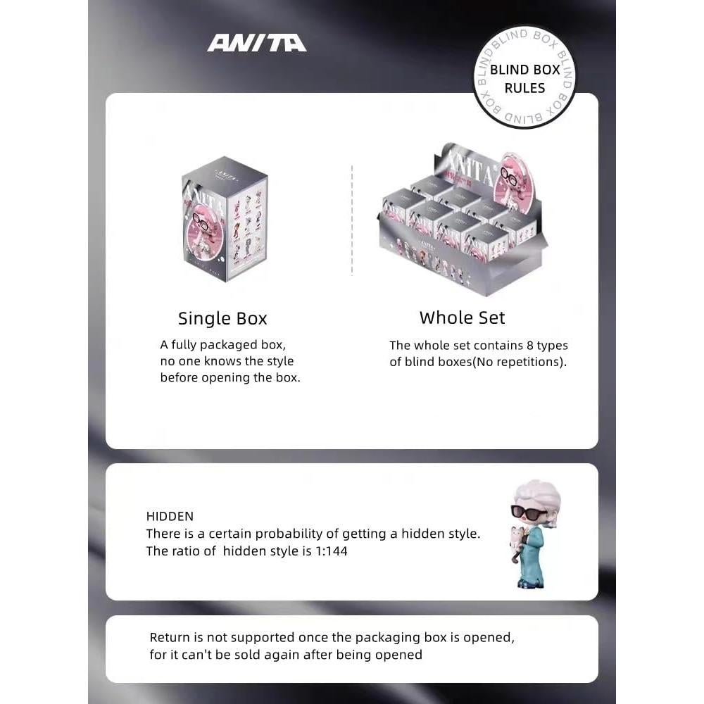 Muñeca Coleccionable Anita Semana de la Moda - 1PC Aleatorio