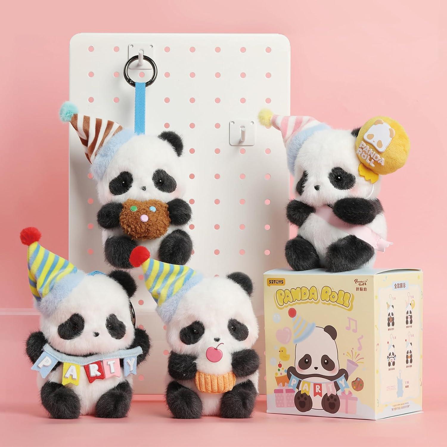 Juguete de Peluche Panda Roll 52TOYS - 12cm Suave y Adorable