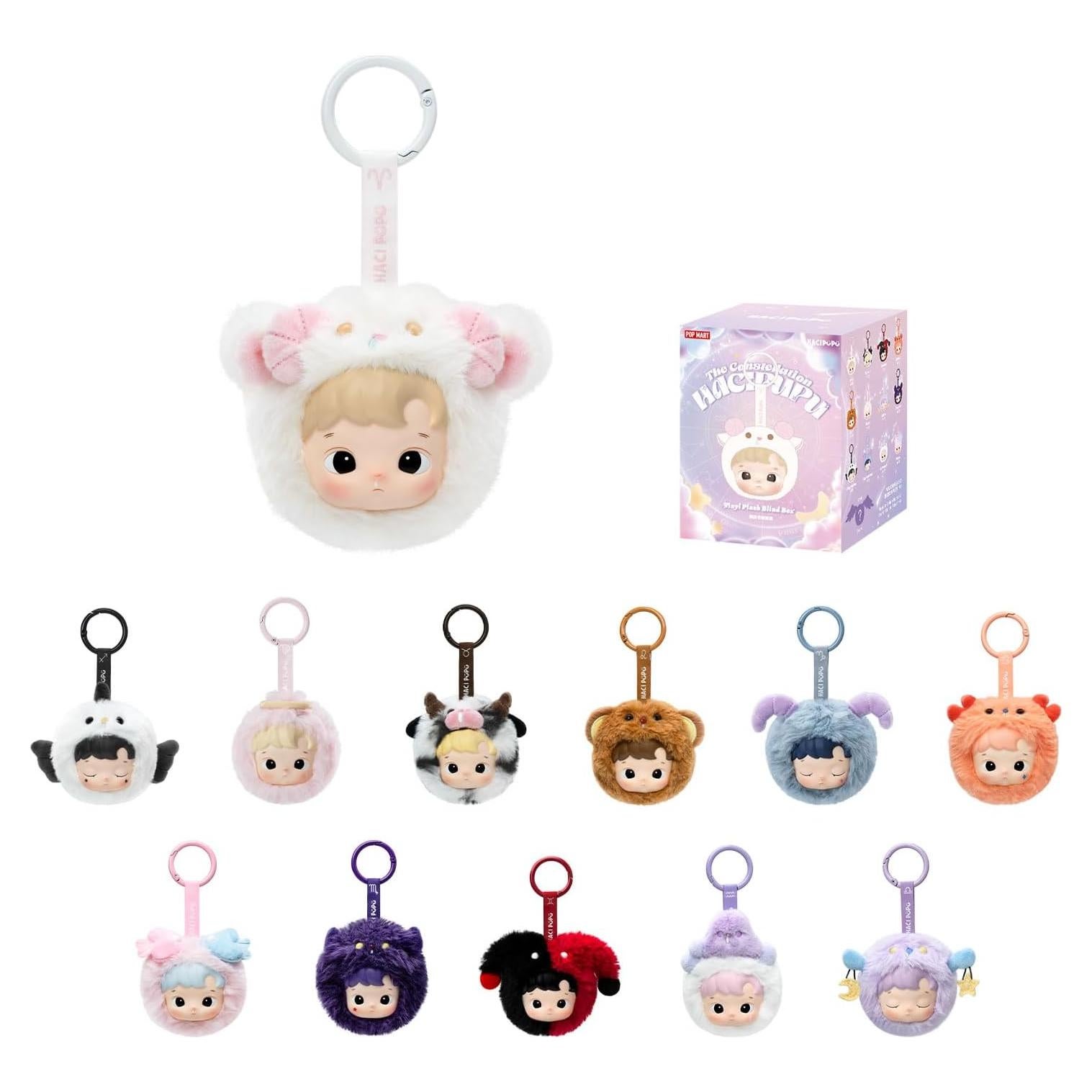 Caja Sorpresa Vinilo Plush POP MART HACIPUPU - Serie Constelación