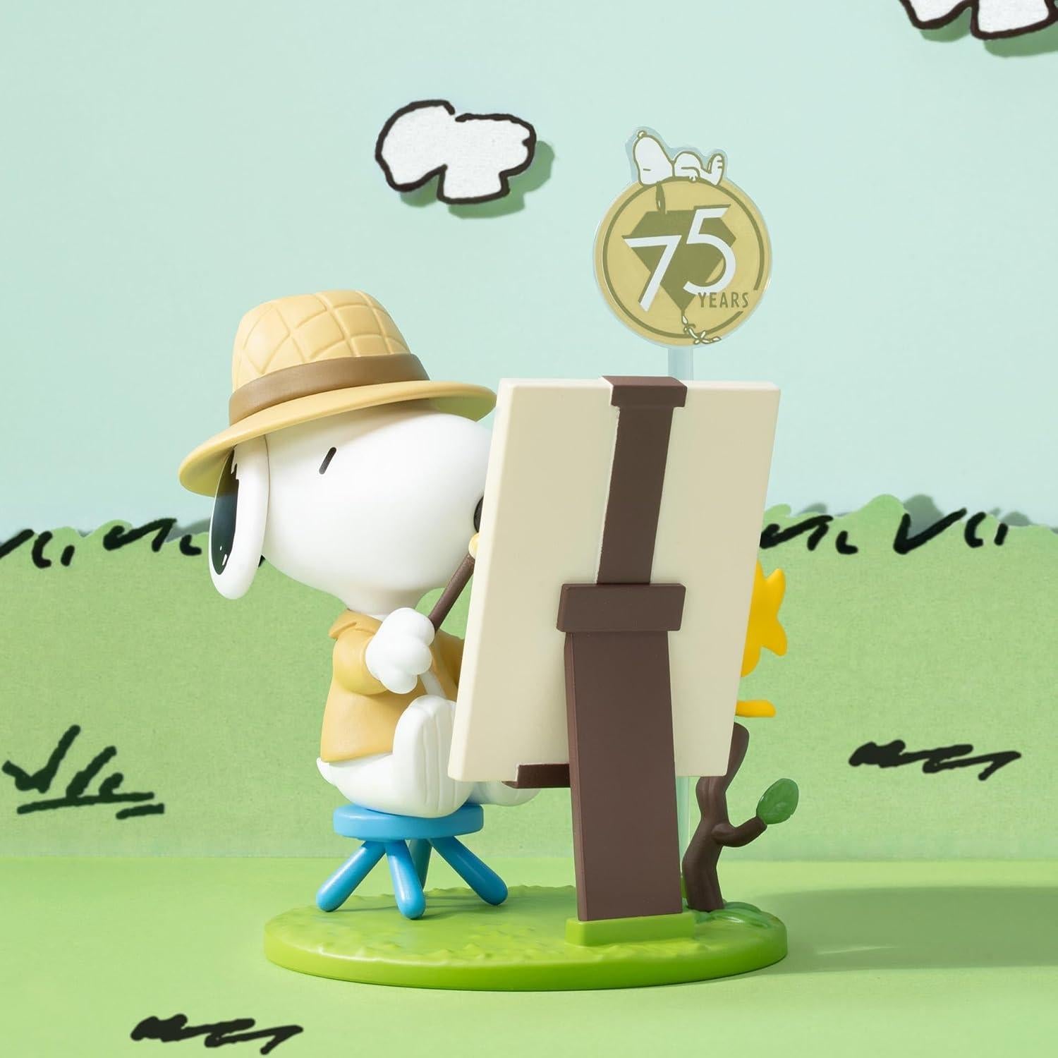 Figuras de Acción POP MART Peanuts 75 Aniversario - Caja Sorpresa