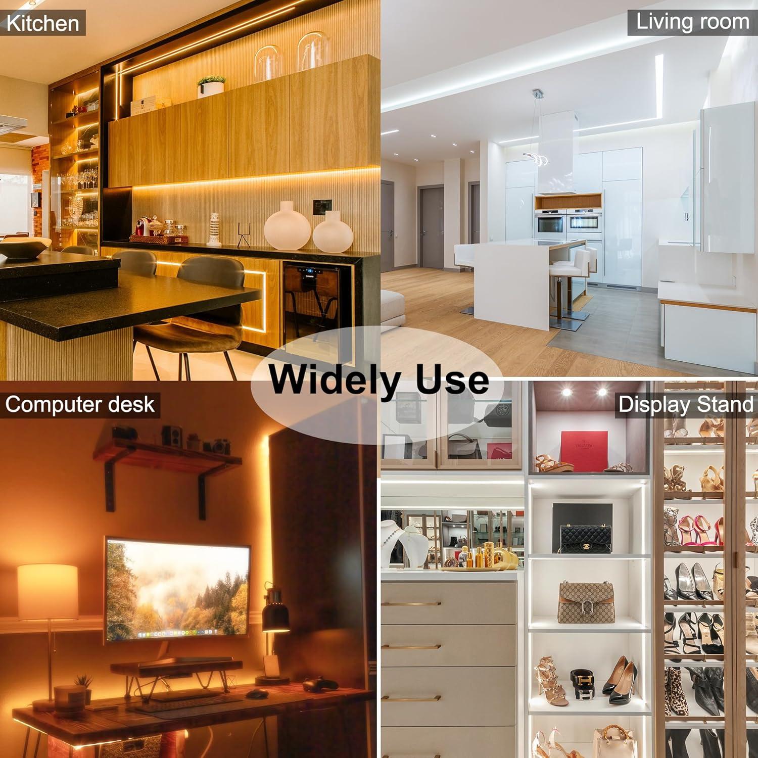 Tira de Luz LED COB Dimmable 2m AXMOTUT 2700K-6500K 24V