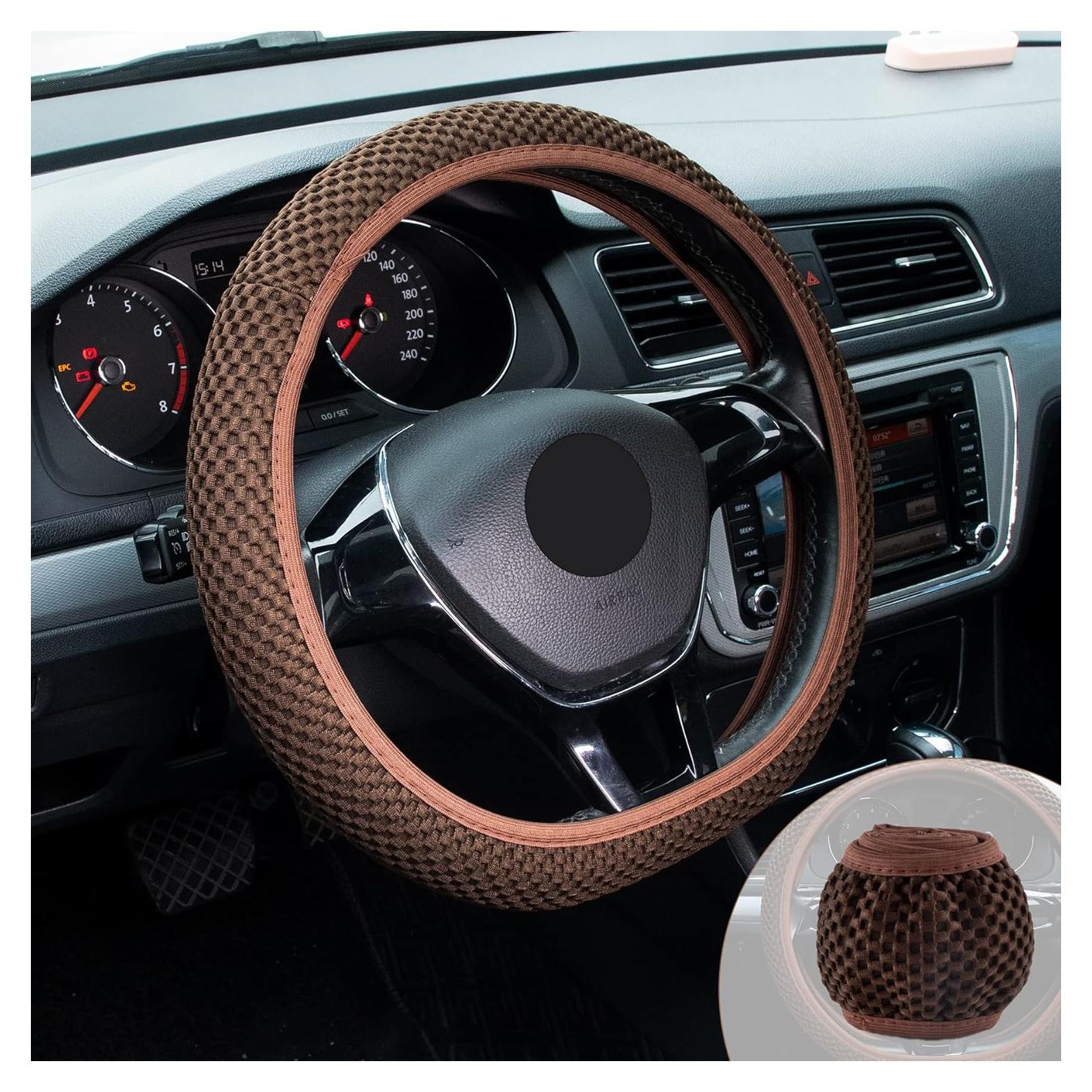 Cubierta de Volante Elástico GaRhomxy Microfibra Antideslizante