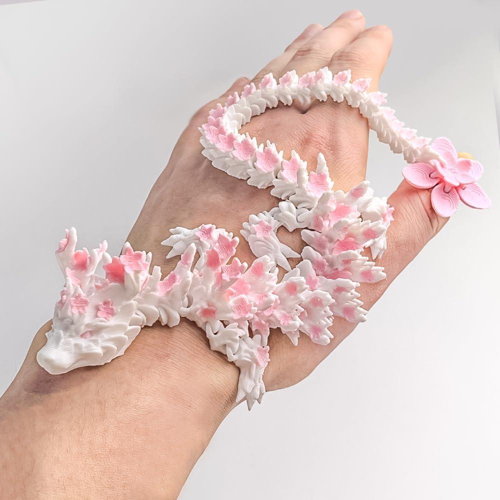 Dragón de Cereza Impreso en 3D Articulado 30.48cm WUQIREN