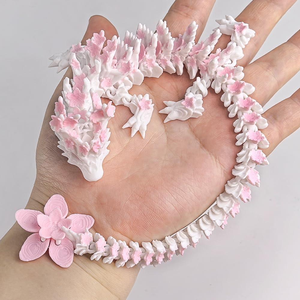 Dragón de Cereza Impreso en 3D Articulado 30.48cm WUQIREN
