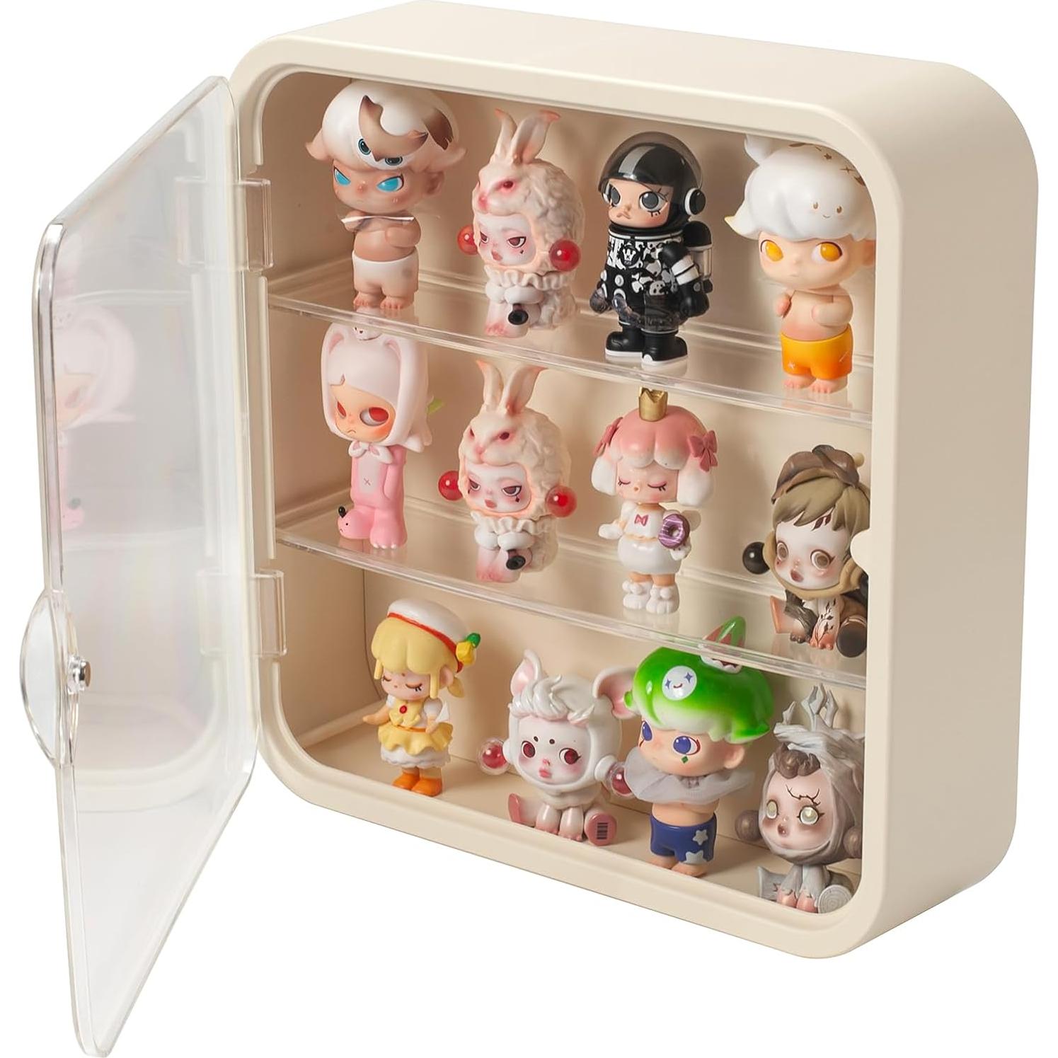 Caja de Exhibición Transparente DEAMACE 30x30 cm con Puerta Magnética