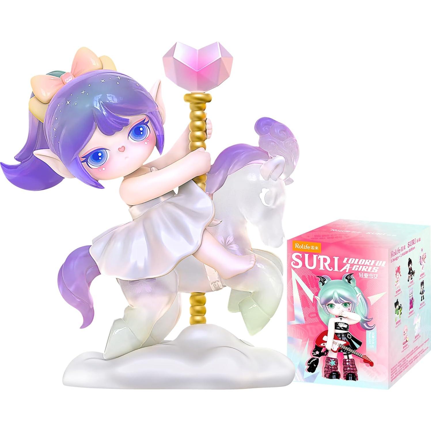 Rolife Blind Box Chicas Coloridas - Figura de Acción 12.7 cm