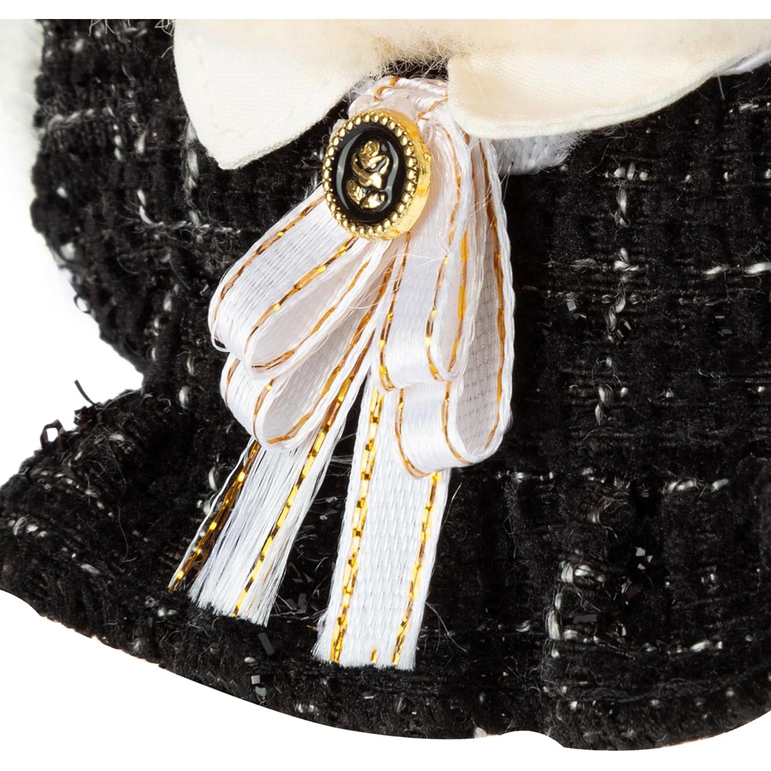 Conjunto de Ropa para Muñecas 17cm CHICHO - Vestido Tweed Negro