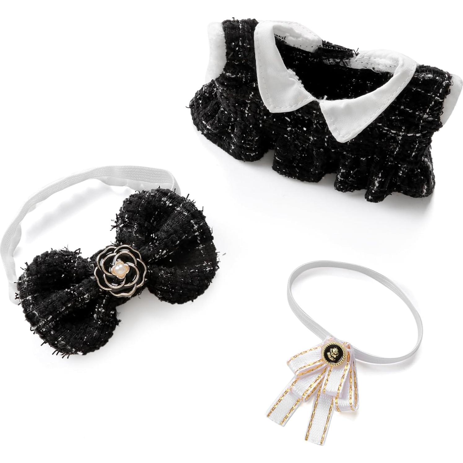 Conjunto de Ropa para Muñecas 17cm CHICHO - Vestido Tweed Negro